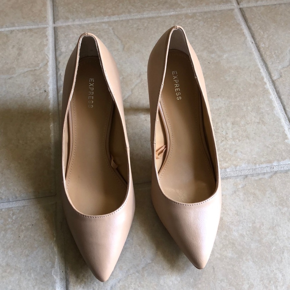 Express Nude color Heels